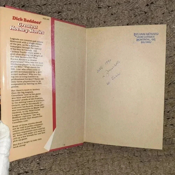 THE GREATEST HOCKEY STORIES EVER By Dick Beddoes-Hardcover-Excellent - Picture 3 of 5